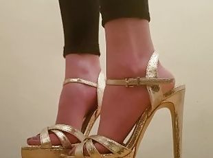 Desperate to feel Mistress' heels
