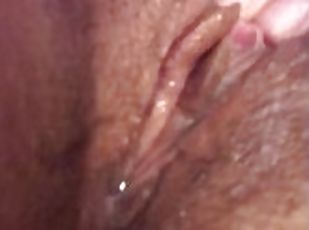 Clit Rubbing Orgasm with Contractions