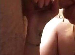 Got caught at a party giving a blowjob in the bathroom!
