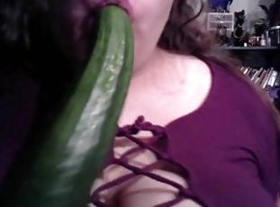 Fingers, Vibrator, Cucumber, Oh my...