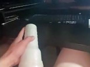 Elsa fleshlight fucking w/my huge dick