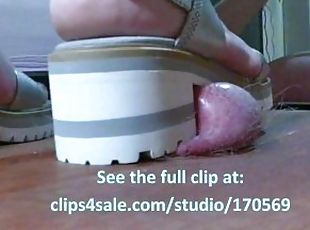 BBW COCK CRUSH WITH TIMBERLAND SANDALS TRAILER 3