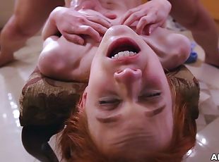 Dolly Little tiny redhead teen rough sex