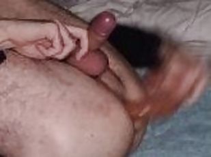 Big Dildo Makes Boy Cum 4x