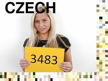 CZECH CASTING - EXCITING BLOND HAIR GIRL ANGEL VERONIKA (3483)