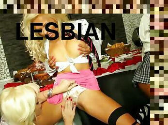 What a mouth watering lesbians orgy scene featuring alluring beauties