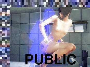 Yaoi Femboy - Jim gets fucked in a public bathroom part 2