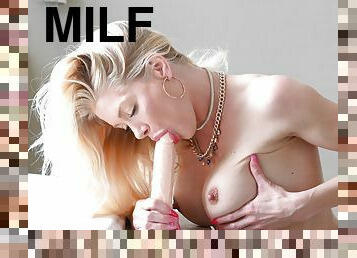 Close up video of blonde Serene fingering her ass hole - HD