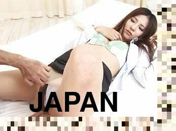 Japanese office girl is in need of an orgasmic humping