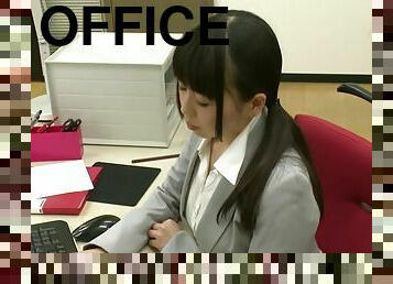 Office affair with horny Japanese secretary Hibiki Ootsuki