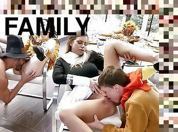 Kinky Family Thanksgiving Orgy