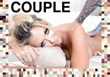 Courtney Taylor's body ravished by a tattooed lover