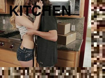 Reality Scene of a Hottie Getting Fucked in the Kitchen