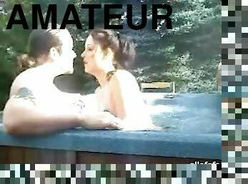 Hot Tub Fucking In A Homemade Video With An Amateur Couple