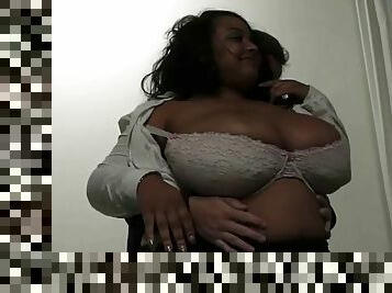 He gets busted fucking big boobs fatty