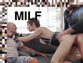 anal, blowjob, milf, hardcore, mamma, trekant, knulling-fucking, kinky, rumpe-knulling