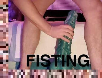 fisting, ogromny, masturbacja, anal, zabawka, hardcore, gej, bdsm, dildo, dupa