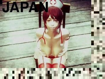 Japanese nurse need a sample from you