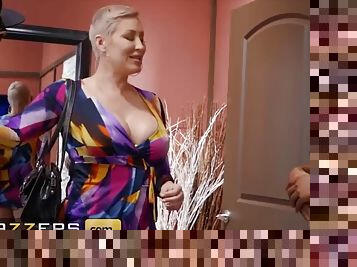 Interracial hardcore sex with horny blonde MILF Ryan Keely