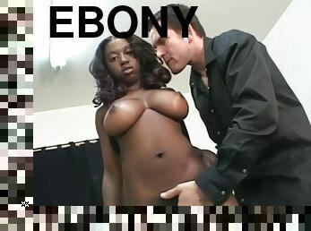 Good-looking ebony whore incredible sex movie
