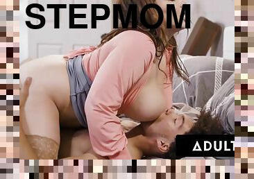 Massive Tits Stepmom Takes Stepson BBC Cock And Creampie! - Natasha nice interracial
