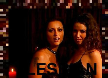 Lovely hot ass porn hottie Gina Ryder in a nasty lesbian fuck scene