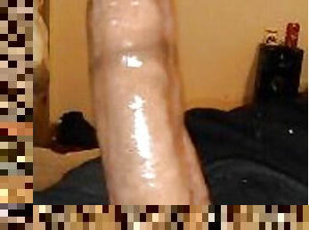 Using my flesh light on my long Spanish cock feel free to comment