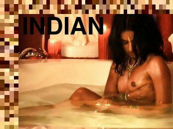 Sexy Indian chick Kathak explores her gorgeous body