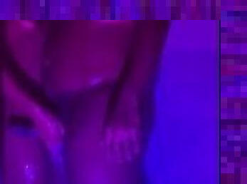 Ebony Couple Sensual Shower Fuck