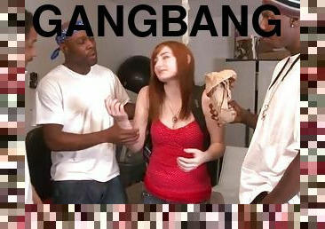 Gangland Gangbang For A Pale Ginger Cutie