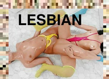 Sultry lesbos Jane Wilde and Allie Nicole crazy sex video