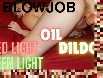 Red Light Green Light - Oil Dildo JOI