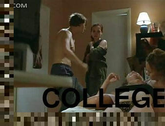 Sexy & High Bijou Phillips & Kelli Garner In College Party