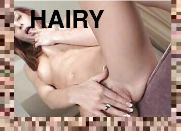 Hairy redhead in sexy solo