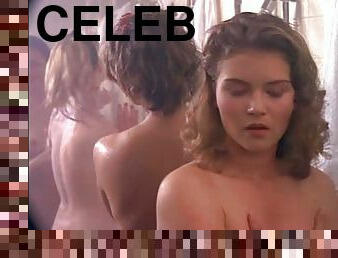 Bahni Turpin and Ione Skye Totally Naked In a Hot Prison Shower Scene