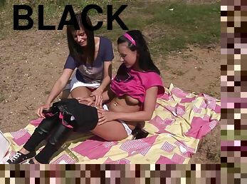 Scrumptious Angelica Black And Megan Have A Lesbian Picnic