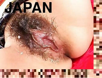 Japanese AV Model?s pussy is rubbed by a hard cock