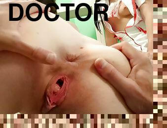 Patient Shares Doctors Dick With Halloween Zombie Nurse