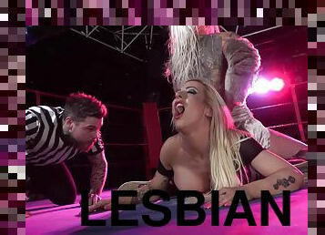 Lesbian catfight kinky porn video