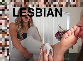 lesbiana, adolescenta, picioare, incredibil, fetish