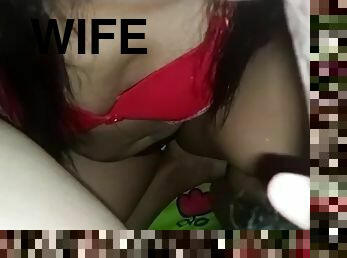 A friends wife fucking alone