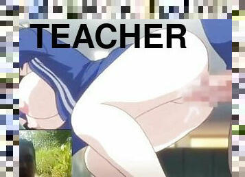 potwór, uczennica, nauczycielka, anime, hentai