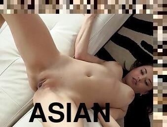 Asian beauty Lee Moon hot erotic solo