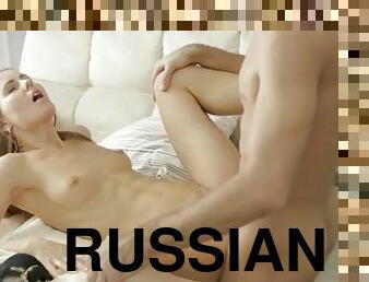 Super cute russian teen beauty anal fucked hard