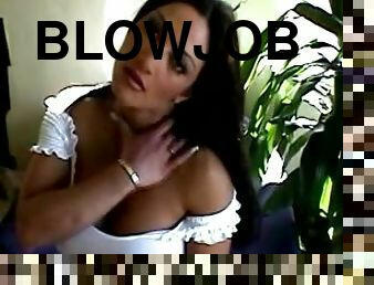 Amazing Cathy Barry Serves A Blowjob In A POV Video