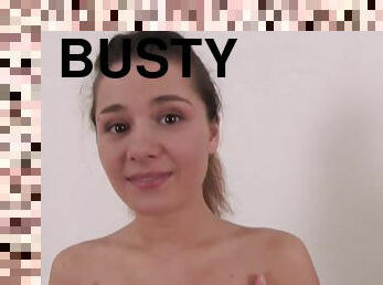 Busty beauty gets anal hole gapped in kinky way