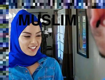 Muslim girl fucked by two dopey movers