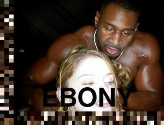 Blonde Babe Gets Dominated By Insane Ebony Man