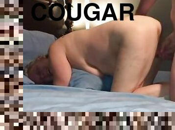 Cougar Mama ass up and cum filled
