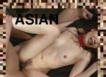 asiatisk, hårete, pussy, blowjob, tenåring, hardcore, japansk, bdsm, trekant, bondage